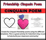 Valentine's Day Cinquain Poem | Friendship Poem