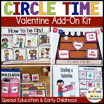 Preview of Valentine's Day Circle Time Activities for Preschool and Special Education