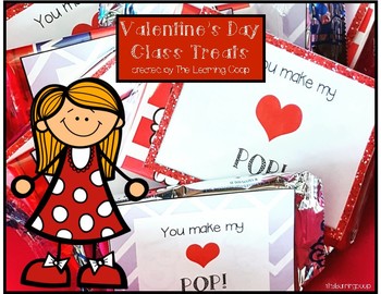 Valentine's Day Class Treats by The Learning Coop | TPT