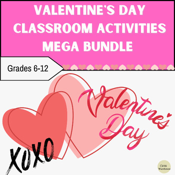 Preview of Valentine's Day Classroom Activities Mega Bundle