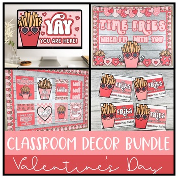 Preview of Valentine's Day Classroom Decor Bundle
