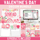 Valentine's Day Classroom Decor Bundle Bulletin Board News