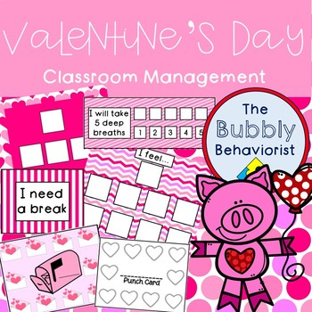 Preview of Valentine's Day Classroom Management Bundle