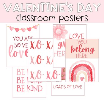 Preview of Valentine's Day Classroom Posters