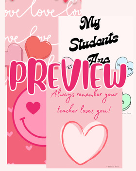 Preview of Valentine's Day Classroom Posters | Digital Download