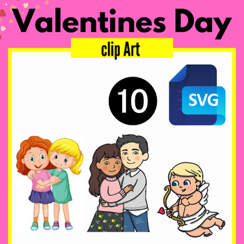 Preview of Valentine's Day Clip art - SVG -  Kindness printable