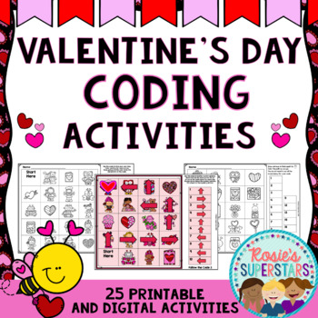 Preview of Valentine's Day Coding Activities