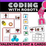 Valentine's Day Coding Robot Activity Mat Bee Bot Code and