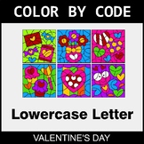 Valentine's Day: Color By Letter (Lowercase)