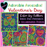 Valentine's Day - Color-by-Letter Avocados FULL Collection