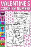 Valentine's Day Color by Number