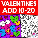 Valentine's Day Color by Number Addition Freebie