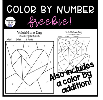 Valentine's Day Color by Number Printables - Views From a Step Stool