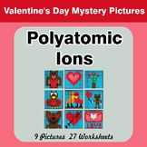 Valentine's Day: Color by Polyatomic Ions - Mystery Pictures