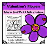 Kindergarten slight word - Valentine's Day - Color by Sigh