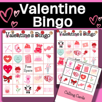 Valentine's Day Colorful and Vibrant Printable Bingo for Holiday Party