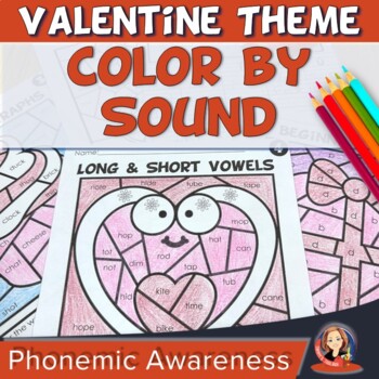 Preview of Valentine's Day Activities and Coloring Pages for Phonemic Awareness