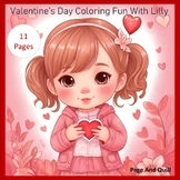 Valentine's Day Coloring Fun with Lily!