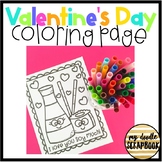 Valentine's Day Coloring Page FREEBIE
