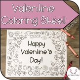 Valentine's Day Coloring Page (Freebie!)