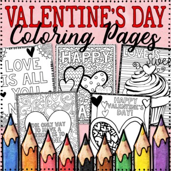 Preview of Valentine's Day Coloring Pages | 10 Fun, Creative Designs