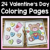 Valentine's Day Coloring Pages {24 Different Coloring Shee