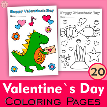Preview of Valentine`s Day Coloring Pages