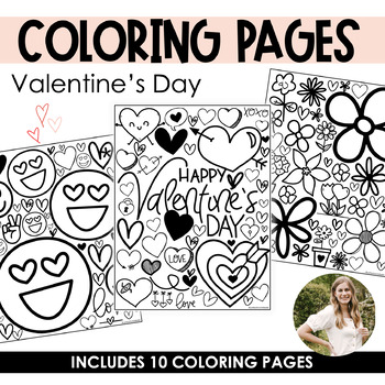 Preview of Valentine's Day Coloring Pages