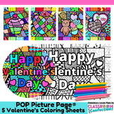 Valentine's Day Coloring Pages BUNDLE Valentine Early Fini