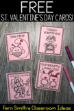 St. Valentine's Day Classroom Valentines Day Cards Freebie