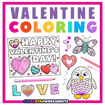 Preview of Valentine’s Day Coloring Pages, Coloring Pages, printable Coloring Pages 2024