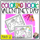 Valentine's Day Coloring Pages - Coloring Sheets No Prep F
