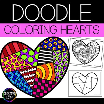 Doodle Coloring Pages Worksheets Teaching Resources Tpt