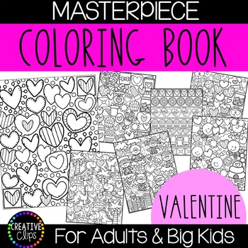 Valentine Kids Coloring Book - Valentine's Day Coloring Pages