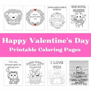 Valentine's Day Coloring Pages for kids| Coloring Sheets | Valentines ...