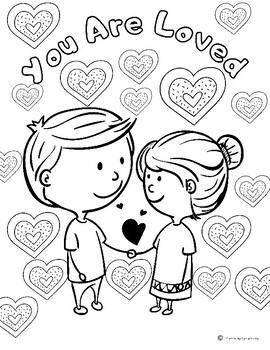 Valentine's Day Coloring Sheets, Valentine's Coloring Book