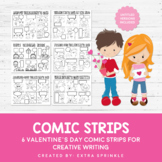 Valentine's Day Comic Strips for Creative Writing