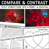 Valentine's Day Compare and Contrast Passages and Graphic 
