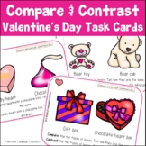 Valentine's Day Compare and Contrast Picture Task Cards