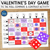 Valentine's Day Compare and Contrast Roll and Cover Game