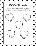 Valentine's Day Compliment Jars | Printable | No Prep