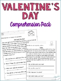 Valentine's Day Comprehension Pack - Includes Digital Vers