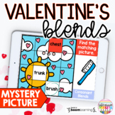 Valentine's Day Consonant Blends Mystery Picture Phonics E