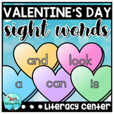 Valentine's Day Conversation Heart Sight Word Cards