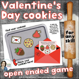 Valentine's Day Cookies Open Ended Game for ANY skill