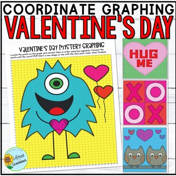 Preview of Valentine's Day Coordinate Graphing | Mystery Pictures