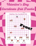 Valentine's Day Coordinate Grid Freebie