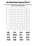 Valentine's Day Coordinate Plane Activity