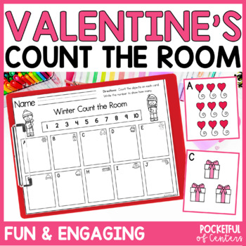 Preview of Valentine's Day Count the Room