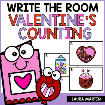 Preview of Valentine's Day Count the Room - Valentines Counting